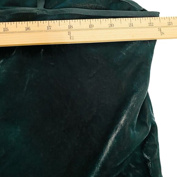 NWT Banana Republic Green Mini Slip Dress Cowl Neck Spaghetti Straps Xl - Picture 7 of 8